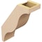Ekena Millwork 5-inch W x 12-inch D x 16-inch H Funston Rough Cedar Woodgrain TimberThane Knee Brace, Primed BRCUR05X12X16FSTRCPR - alternate 5